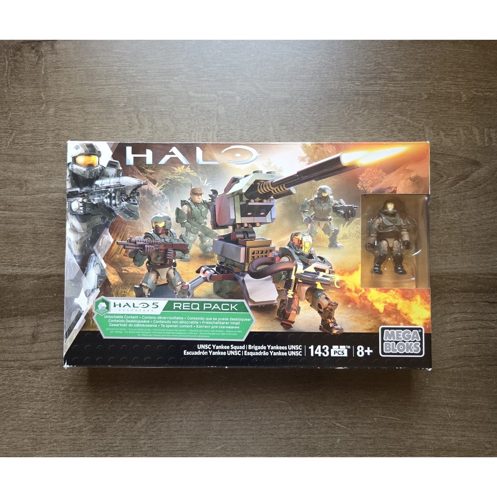 Sealed Halo 5 REQ Pack UNSC Yankee Squad Mega Bloks 143 pcs